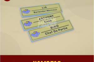 Name Tag Karyawan