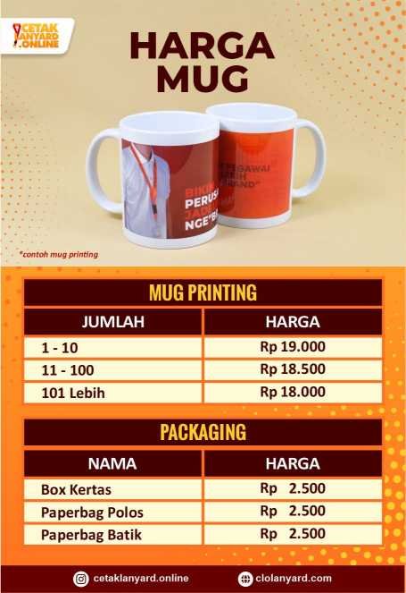 harga Mug Custom