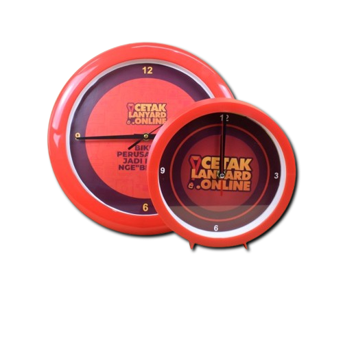 Cetak Jam Dinding Custom Berbagai Desain & Warna
