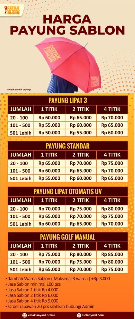 harga payung custom clo harga payung custom clo