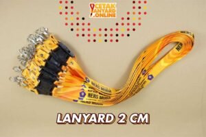 Lanyard 2 Cm Jadi Ukuran Ideal untuk Tali Gantungan ID Card