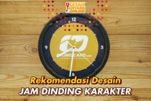 6 Rekomendasi Desain Jam DInding Karakter Unik & Lucu